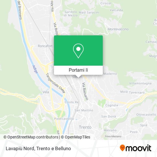 Mappa Lavapiù Nord