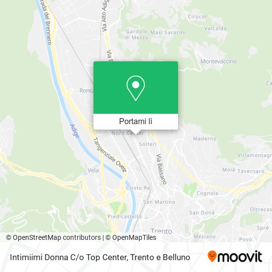 Mappa Intimiimi Donna C/o Top Center