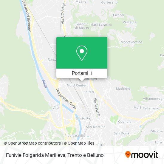 Mappa Funivie Folgarida Marilleva