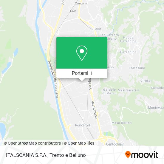 Mappa ITALSCANIA S.P.A.