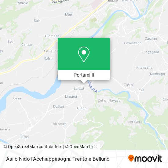 Mappa Asilo Nido l'Acchiappasogni