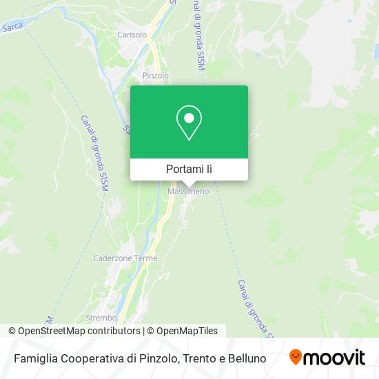 Mappa Famiglia Cooperativa di Pinzolo