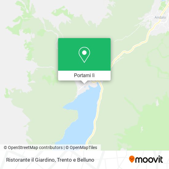 Mappa Ristorante il Giardino