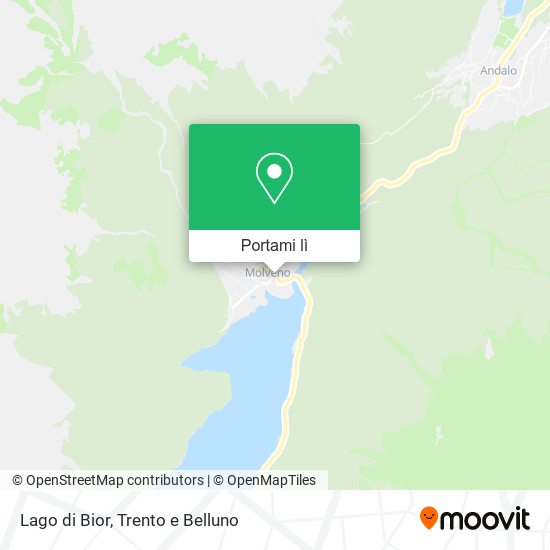 Mappa Lago di Bior