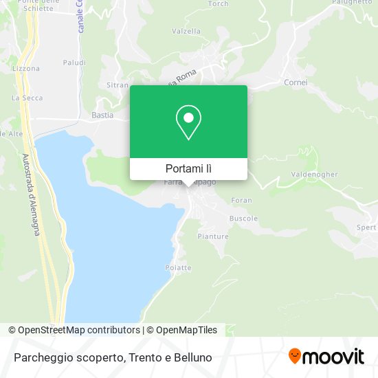 Mappa Parcheggio scoperto