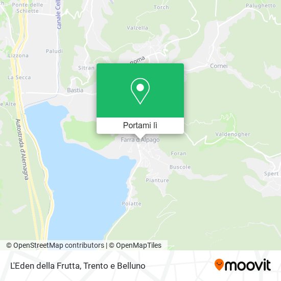 Mappa L'Eden della Frutta