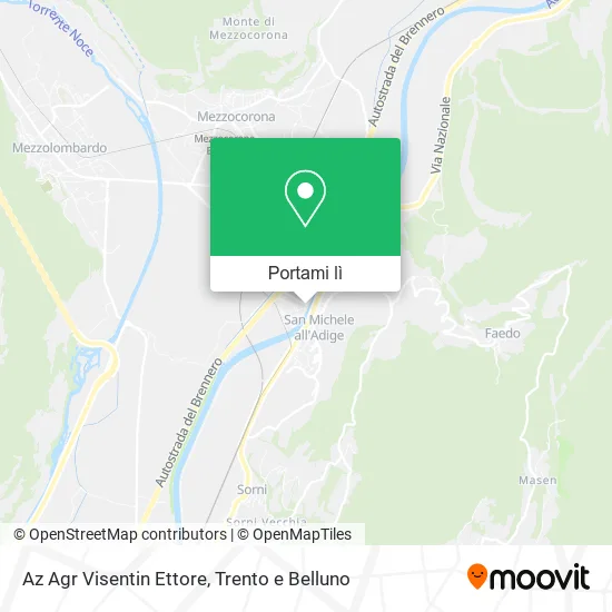 Mappa Az Agr Visentin Ettore