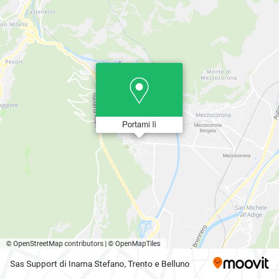 Mappa Sas Support di Inama Stefano