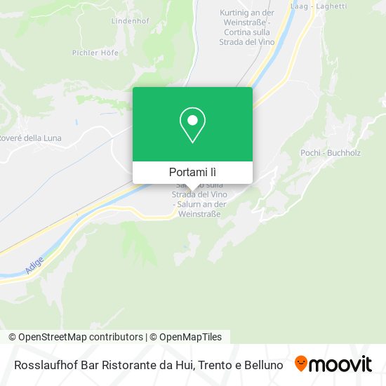 Mappa Rosslaufhof Bar Ristorante da Hui