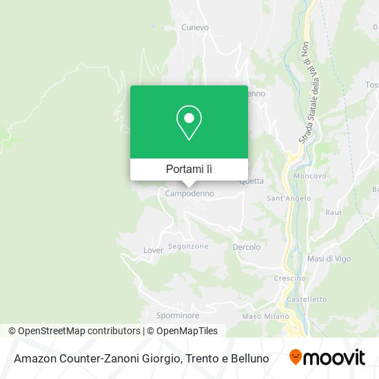 Mappa Amazon Counter-Zanoni Giorgio