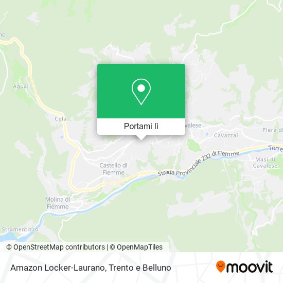 Mappa Amazon Locker-Laurano