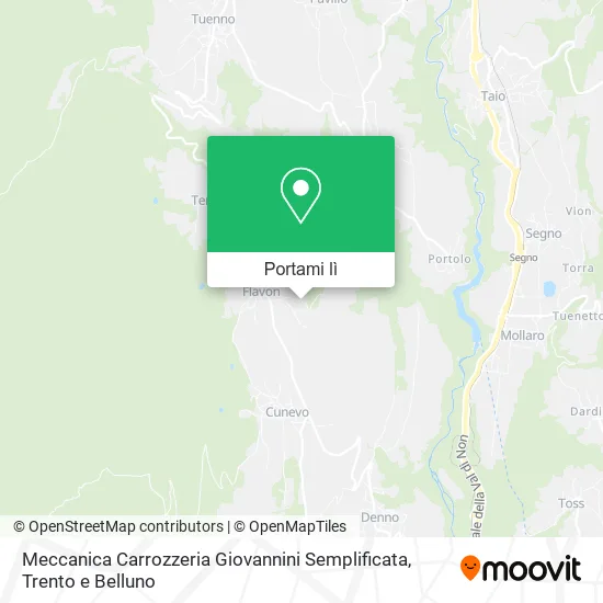 Mappa Meccanica Carrozzeria Giovannini Semplificata