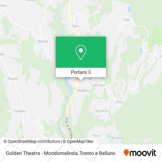 Mappa Golden Theatre - Mondomelinda