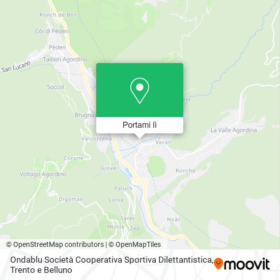 Mappa Ondablu Società Cooperativa Sportiva Dilettantistica