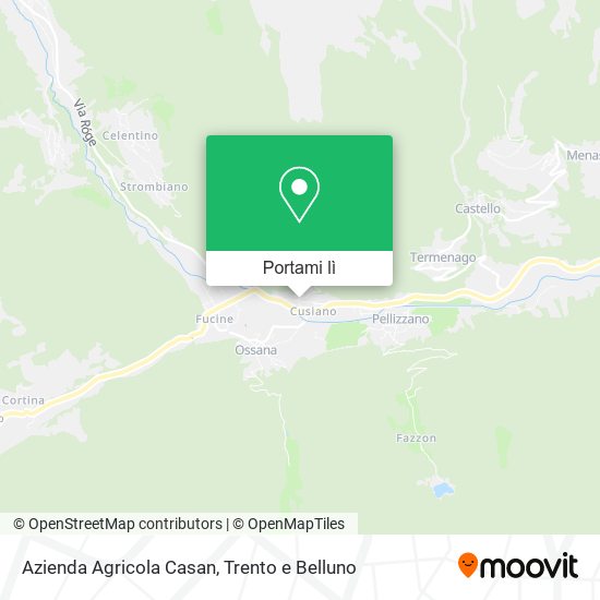 Mappa Azienda Agricola Casan