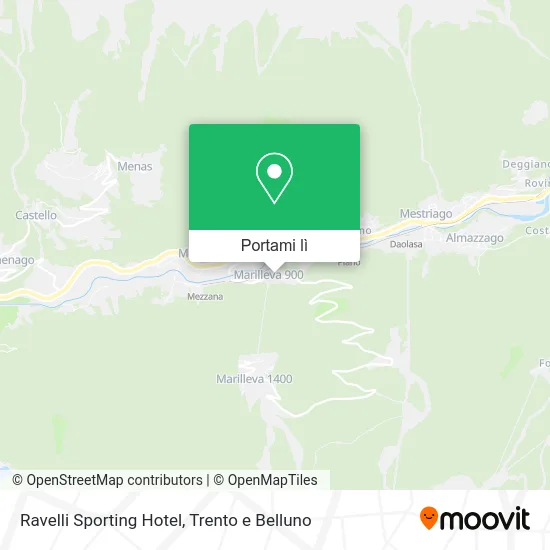 Mappa Ravelli Sporting Hotel