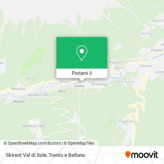Mappa Skirent Val di Sole