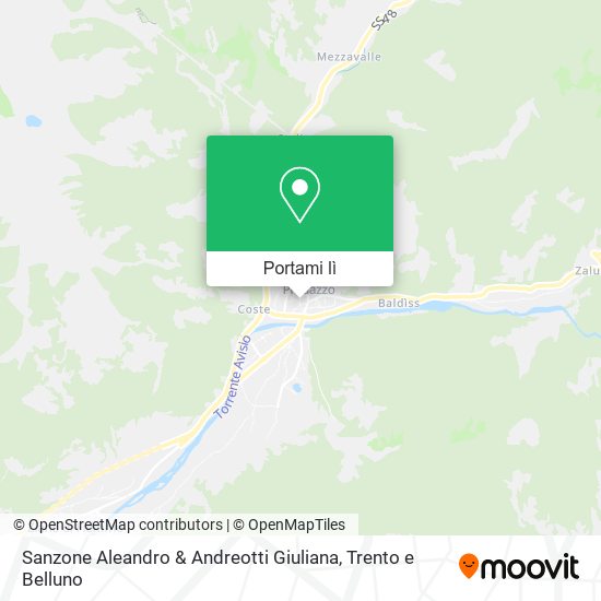 Mappa Sanzone Aleandro & Andreotti Giuliana