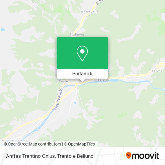 Mappa Anffas Trentino Onlus