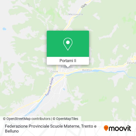 Mappa Federazione Provinciale Scuole Materne