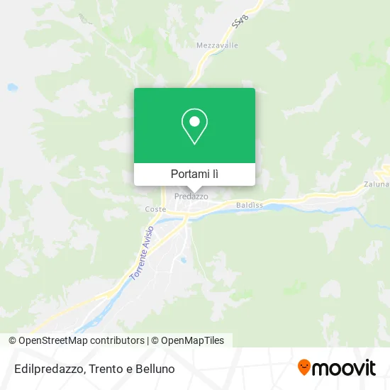 Mappa Edilpredazzo