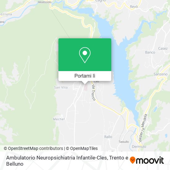 Mappa Ambulatorio Neuropsichiatria Infantile-Cles