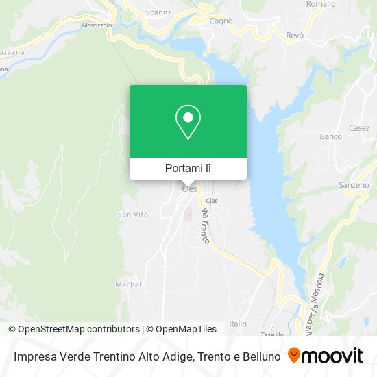 Mappa Impresa Verde Trentino Alto Adige