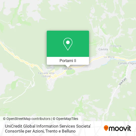 Mappa UniCredit Global Information Services Societa' Consortile per Azioni