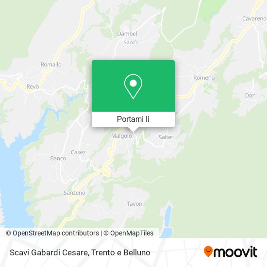 Mappa Scavi Gabardi Cesare