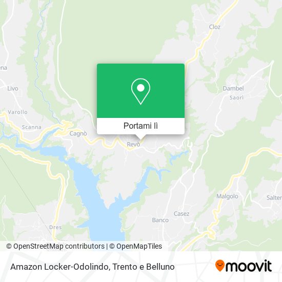 Mappa Amazon Locker-Odolindo