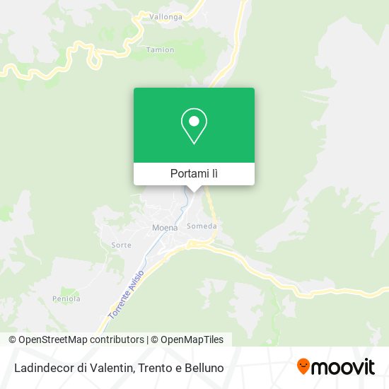 Mappa Ladindecor di Valentin