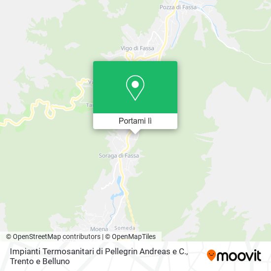 Mappa Impianti Termosanitari di Pellegrin Andreas e C.