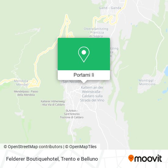 Mappa Felderer Boutiquehotel