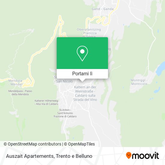 Mappa Auszait Apartements