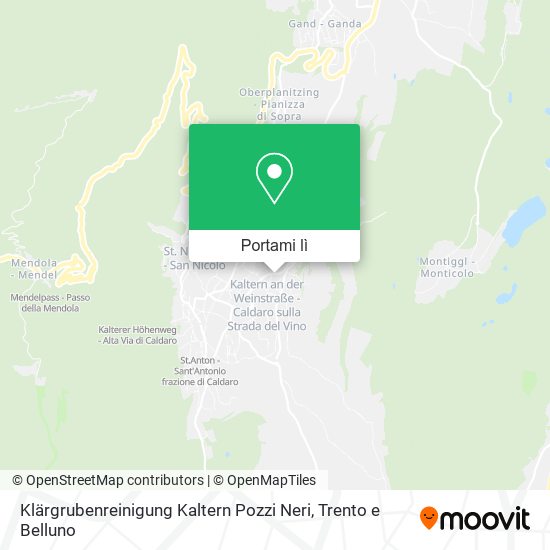 Mappa Klärgrubenreinigung Kaltern Pozzi Neri
