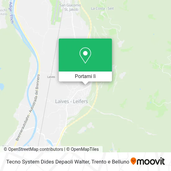 Mappa Tecno System Dides Depaoli Walter