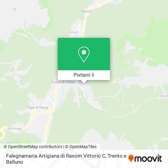 Mappa Falegnameria Artigiana di Rasom Vittorio C