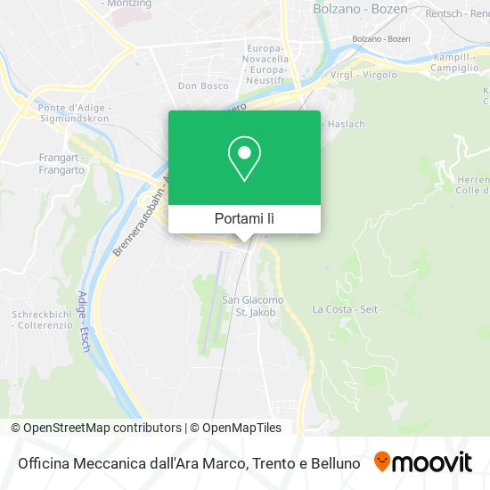 Mappa Officina Meccanica dall'Ara Marco