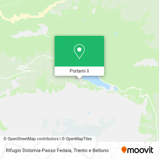 Mappa Rifugio Dolomia-Passo Fedaia