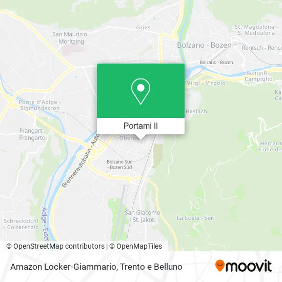 Mappa Amazon Locker-Giammario