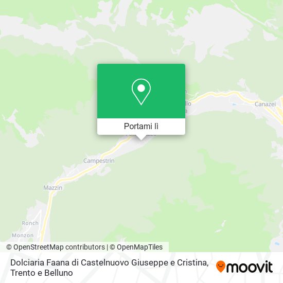 Mappa Dolciaria Faana di Castelnuovo Giuseppe e Cristina