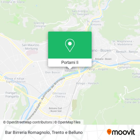 Mappa Bar Birreria Romagnolo
