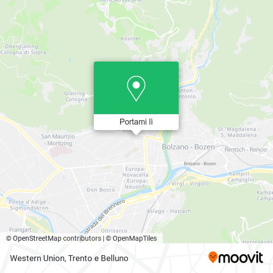 Mappa Western Union