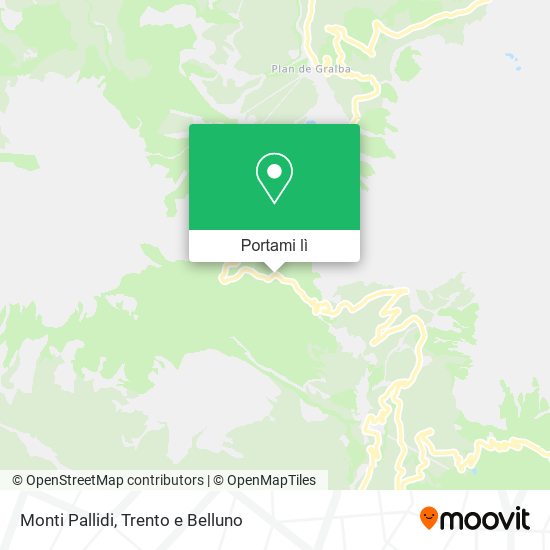 Mappa Monti Pallidi