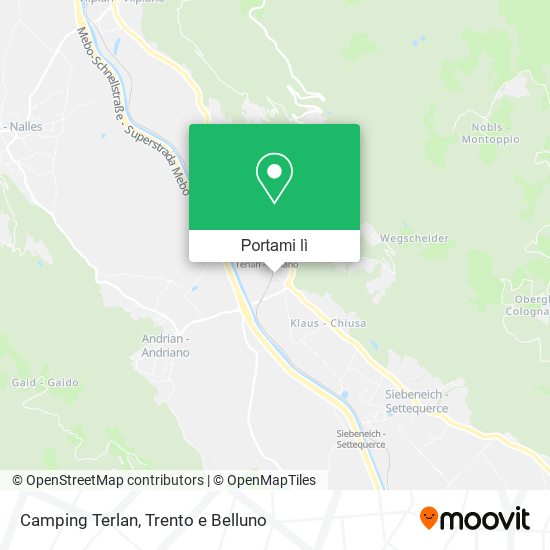 Mappa Camping Terlan