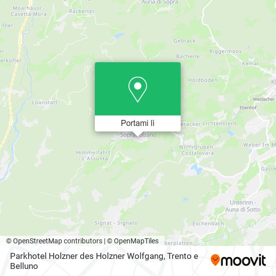 Mappa Parkhotel Holzner des Holzner Wolfgang