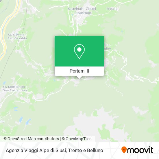 Mappa Agenzia Viaggi Alpe di Siusi