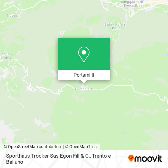 Mappa Sporthaus Trocker Sas Egon Fill & C.