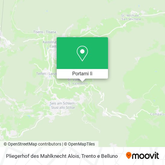 Mappa Pliegerhof des Mahlknecht Alois
