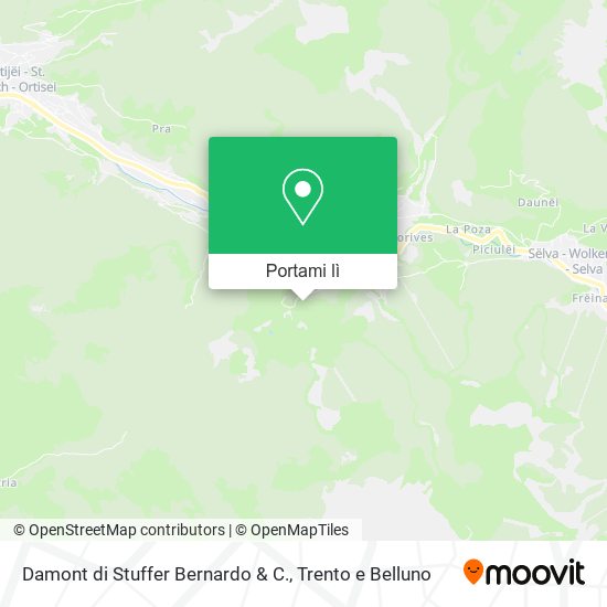 Mappa Damont di Stuffer Bernardo & C.
